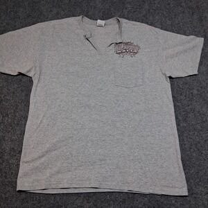 Hot Springs Rally Arkansas 2010 Biker Souvenir GrayT Shirt Size‎ XL